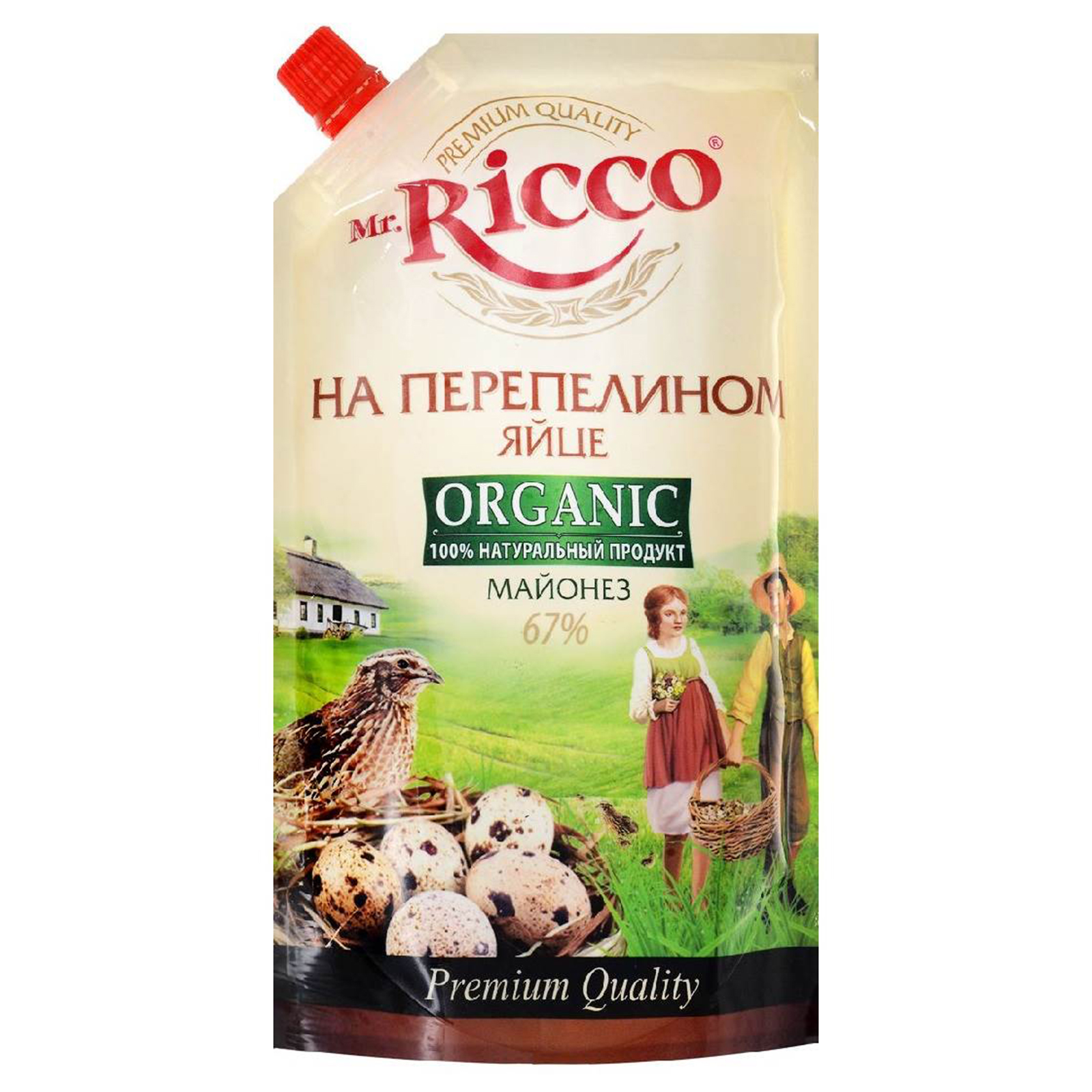Майонез MR.RICCO Organic на перепелином яйце 67%