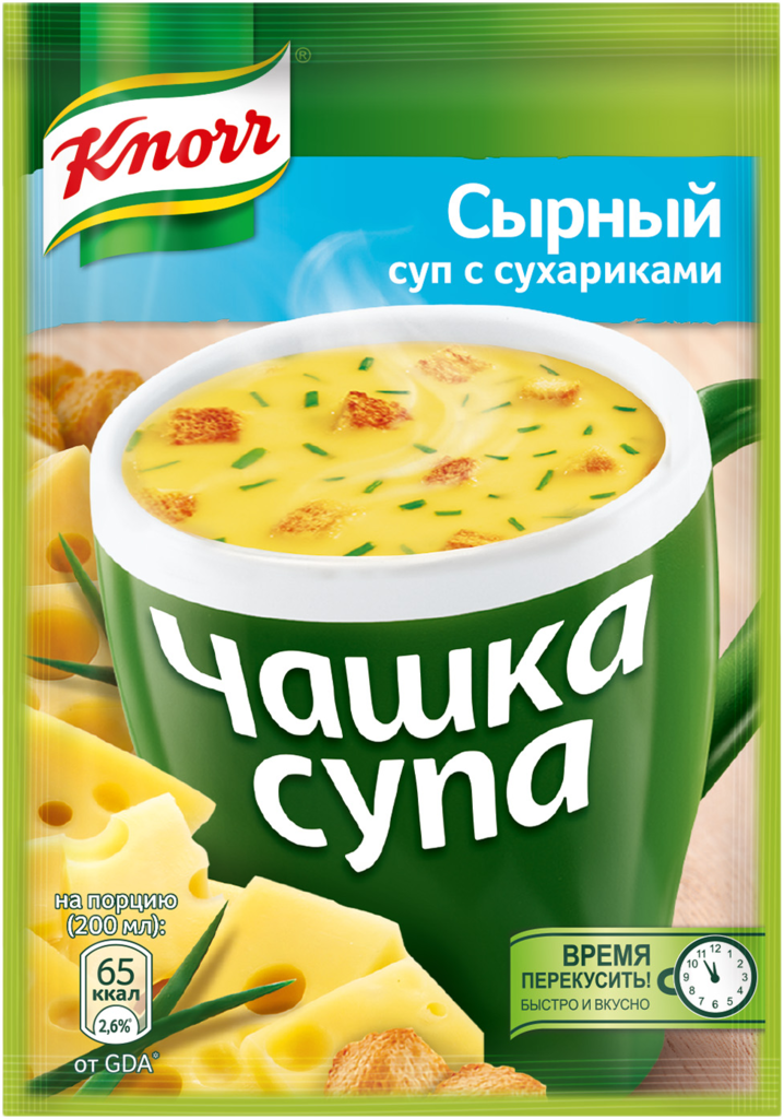 Суп KNORR Сырный суп с сухариками